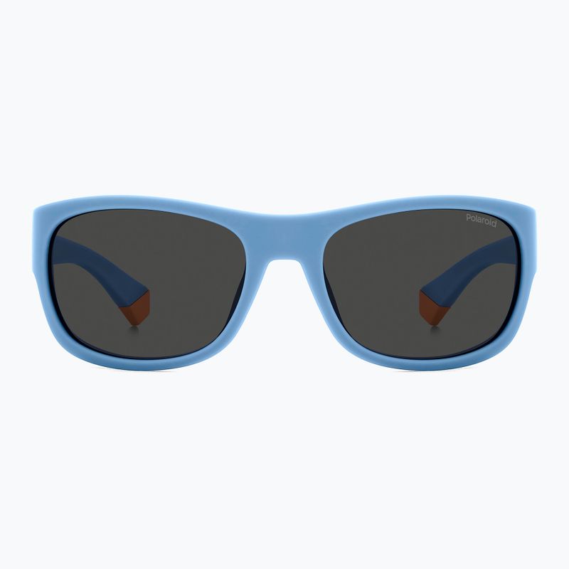 Polaroid PLD 8064/S azure/grey polarised children's sunglasses 3