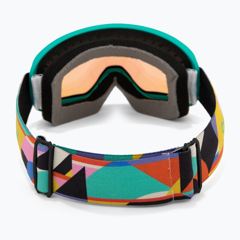 Ski goggles Smith Snowday Jr jade formations/blue sensor mirror 3