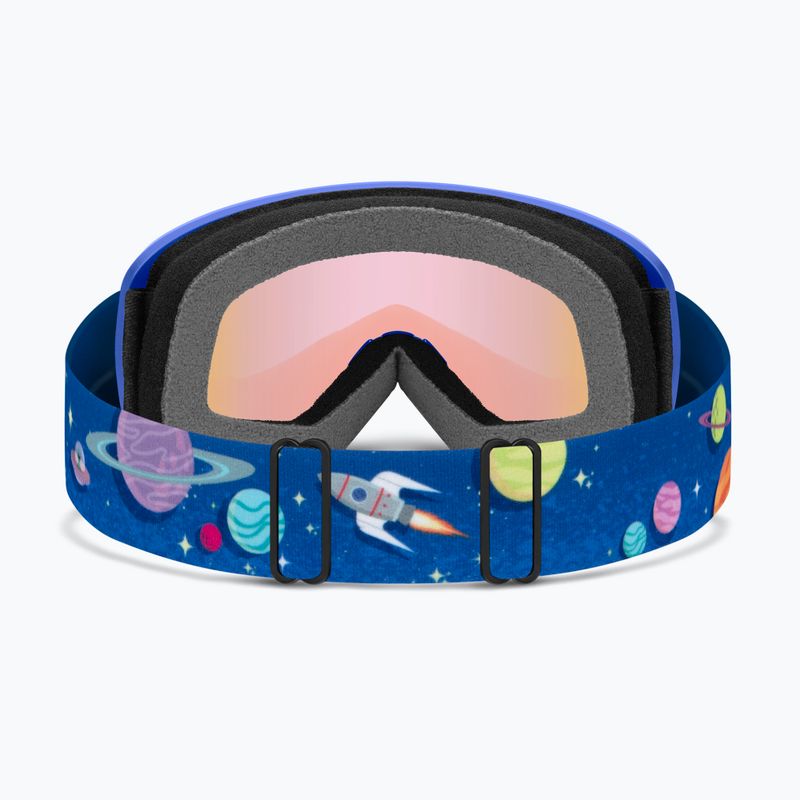 Ski goggles Smith Snowday Jr supernova rockets/blue sensor mirror 7