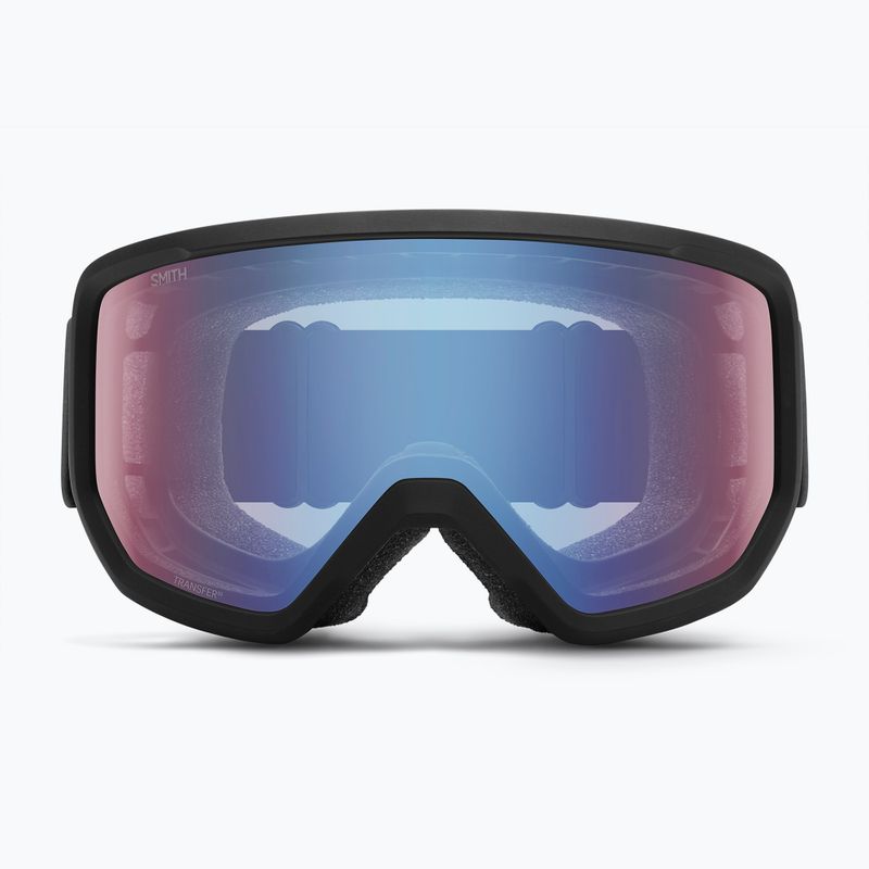 Ski goggles Smith Transfer black/blue sensor mirror 2