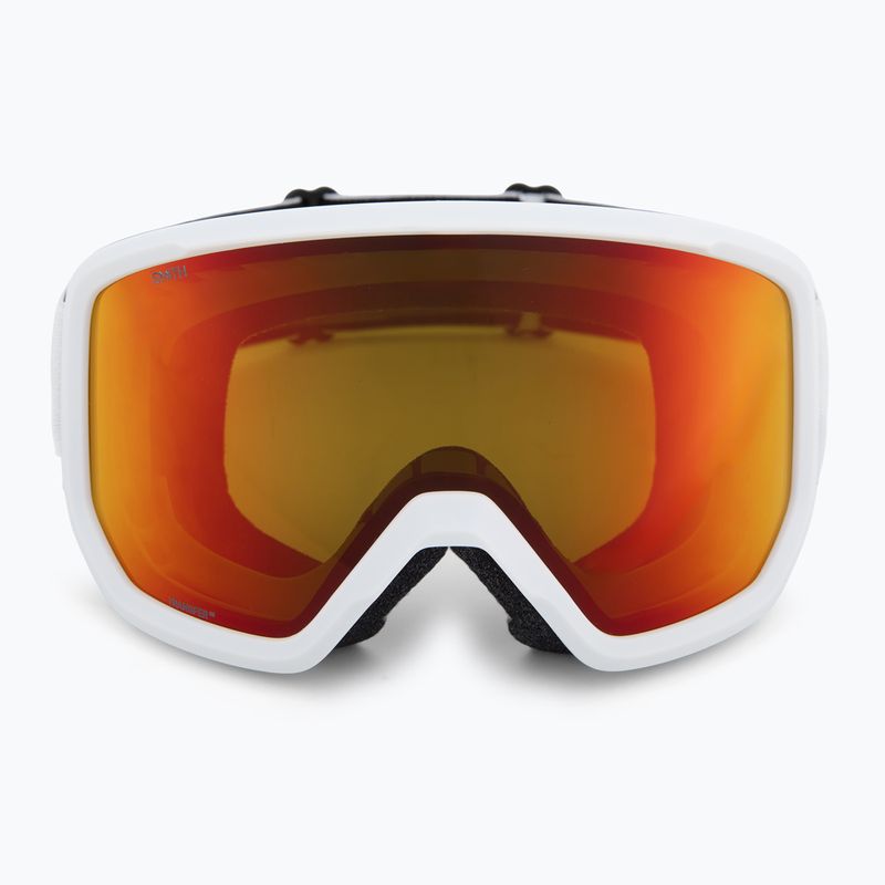 Ski goggles Smith Transfer white/red sol-x mirror 2