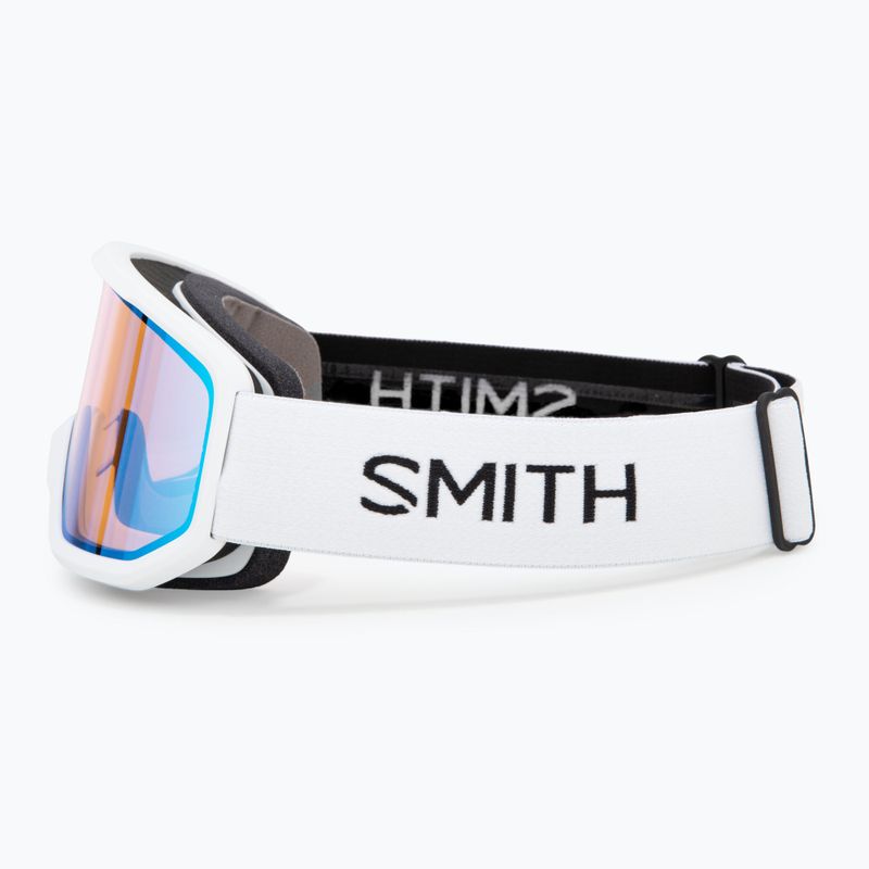 Ski goggles Smith Transfer white/blue sensor mirror 4