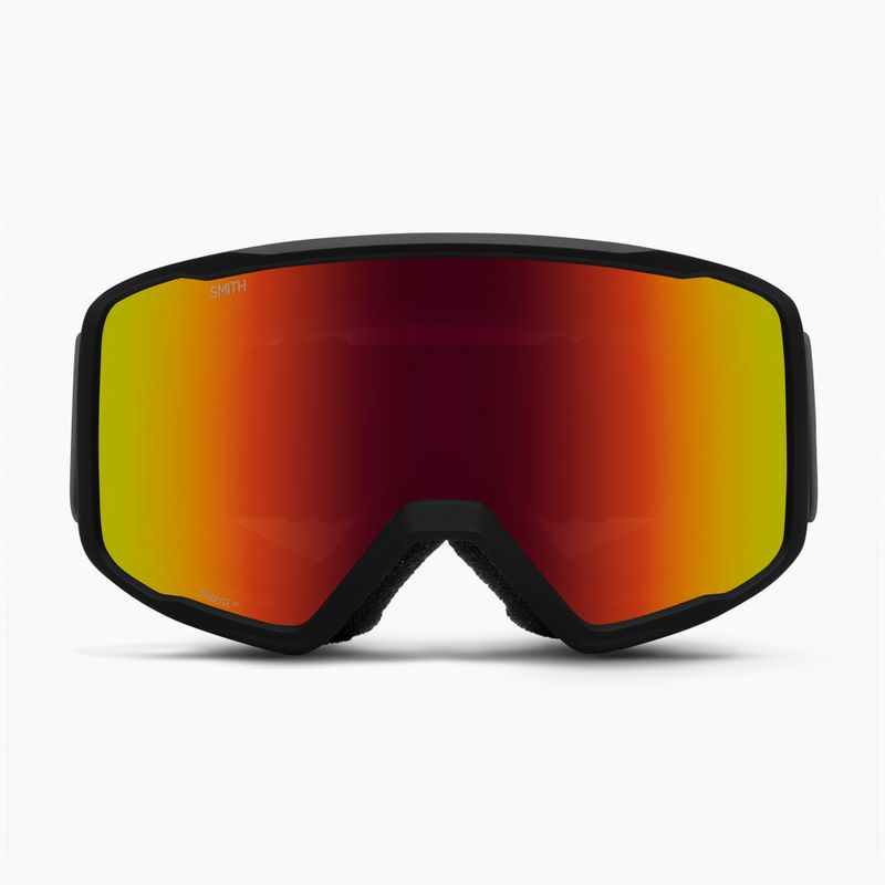 Ski goggles Smith Tribute black/red sol-x mirror 2