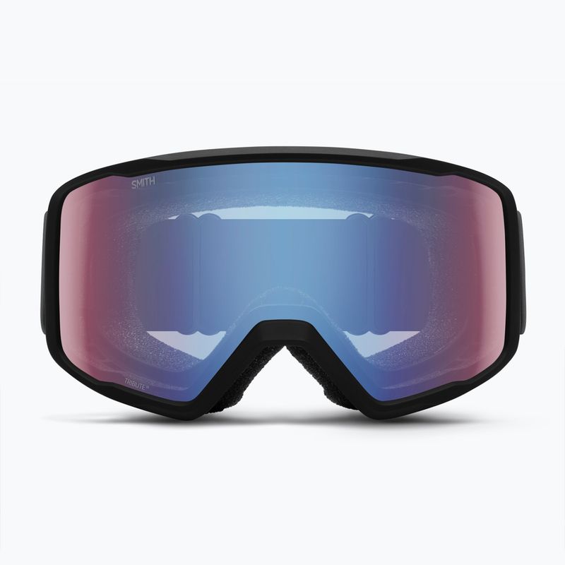 Ski goggles Smith Tribute black/blue sensor mirror 2