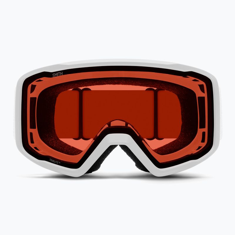 Ski goggles Smith Tribute S2 white/rc36 rose copper antifog 3