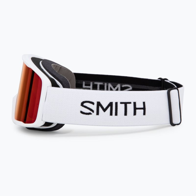 Ski goggles Smith Tribute white/red sol-x mirror 4