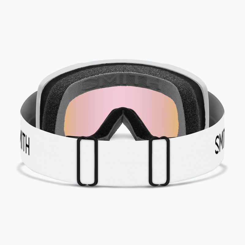 Ski goggles Smith Tribute white/blue sensor mirror 3