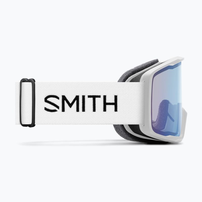 Ski goggles Smith Tribute white/blue sensor mirror 4