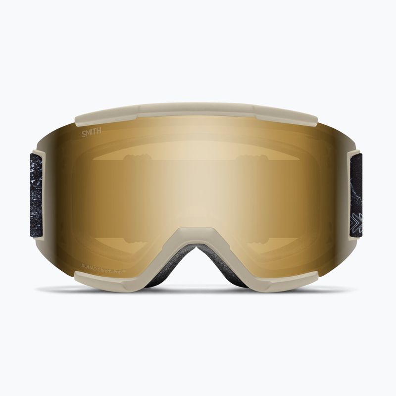 Ski goggles Smith Squad chalk space invader/chrpsunblackgoldmirror/clear 2