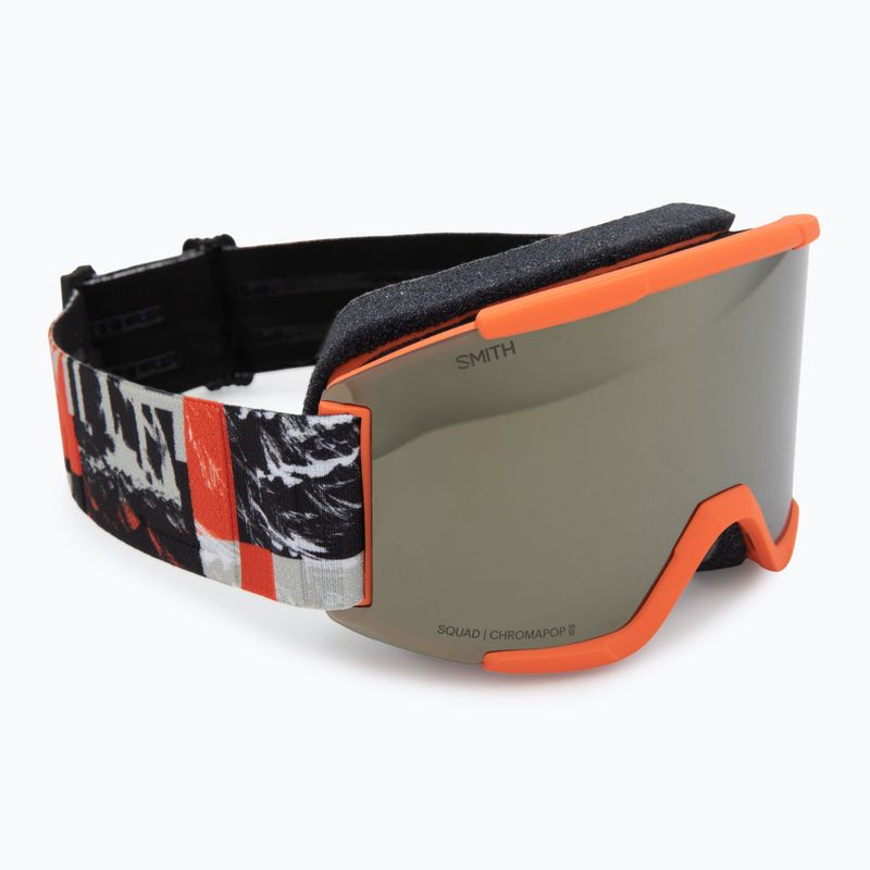 Ski goggles Smith Squad cinder chop up/chrp sun black gold mirror/clear 2