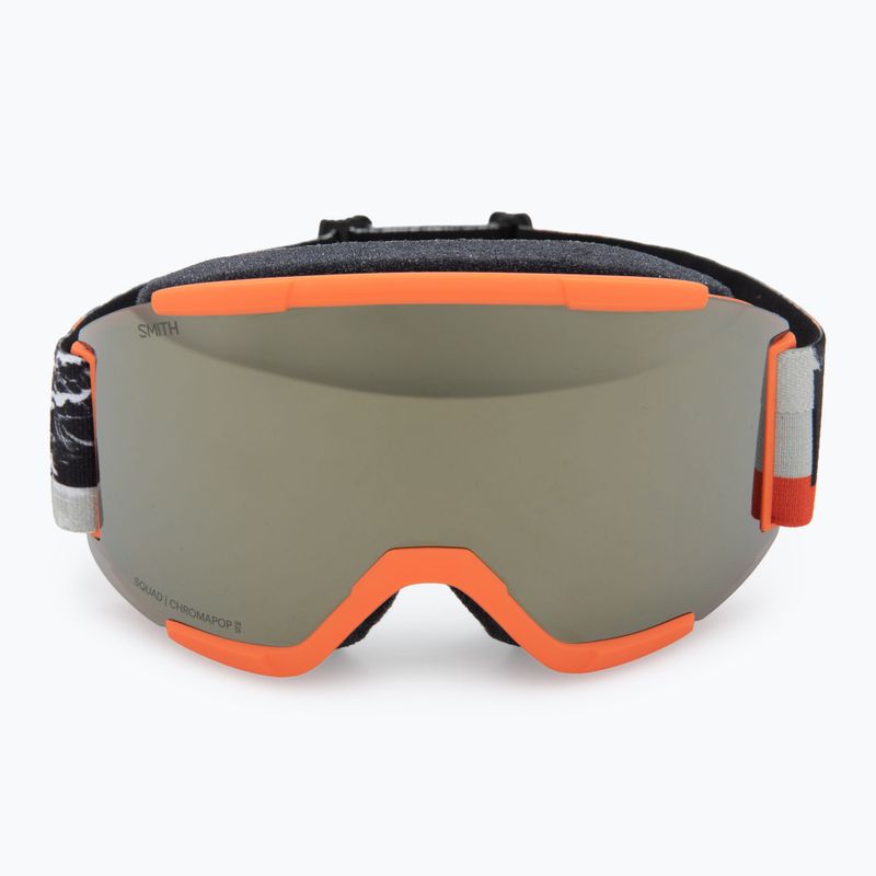 Ski goggles Smith Squad cinder chop up/chrp sun black gold mirror/clear 3