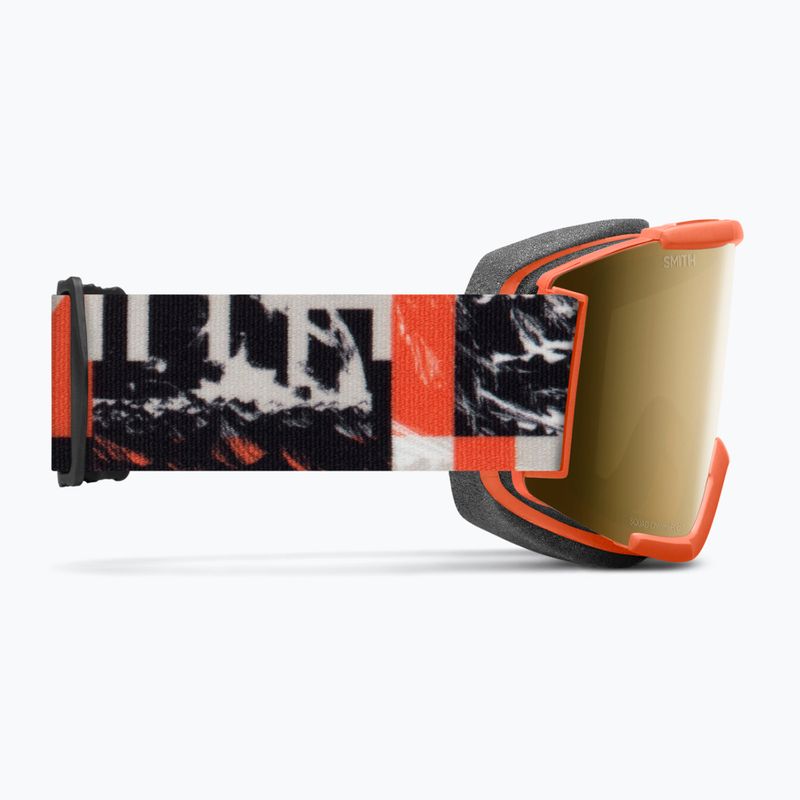 Ski goggles Smith Squad cinder chop up/chrp sun black gold mirror/clear 4
