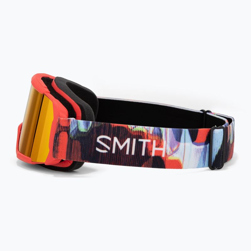 Children's ski goggles Smith Daredevil Jr patrol mixed signals/red sol-x mirror 4
