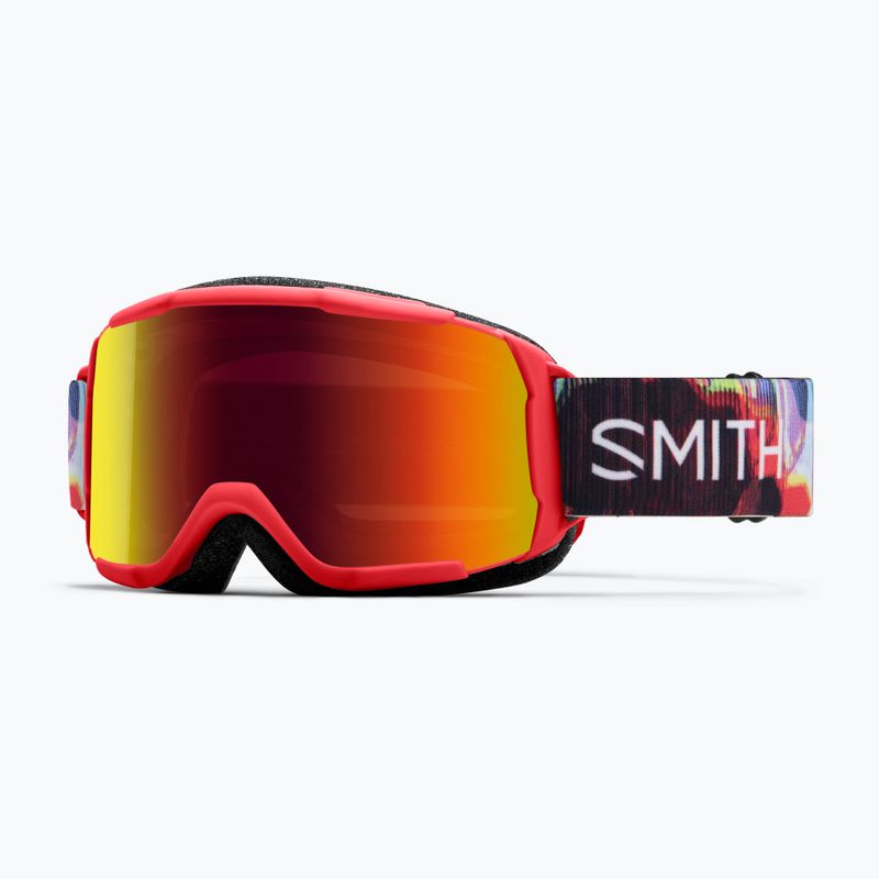 Children's ski goggles Smith Daredevil Jr patrol mixed signals/red sol-x mirror 5