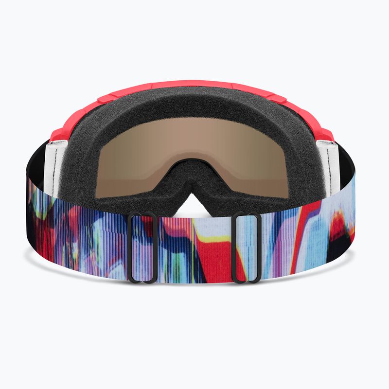Children's ski goggles Smith Daredevil Jr patrol mixed signals/red sol-x mirror 7