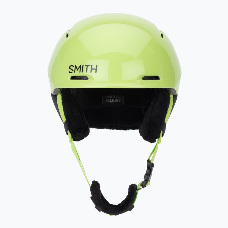 Children's ski helmet Smith Glide Jr Mips electric lime 2