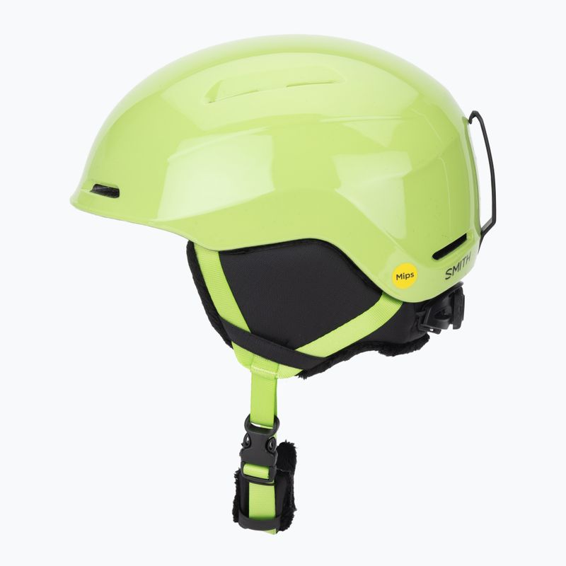 Children's ski helmet Smith Glide Jr Mips electric lime 3