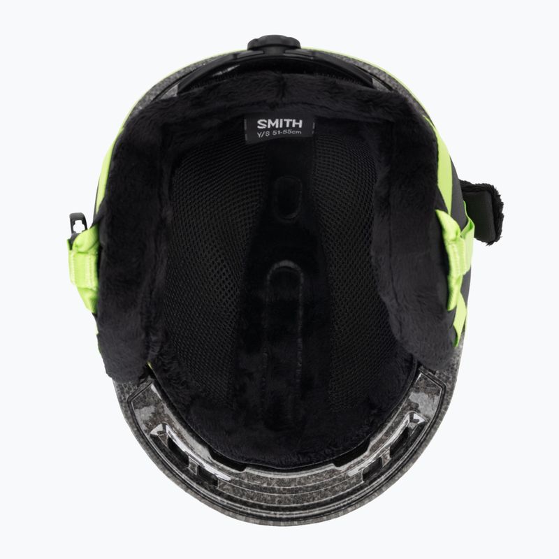 Children's ski helmet Smith Glide Jr Mips electric lime 5
