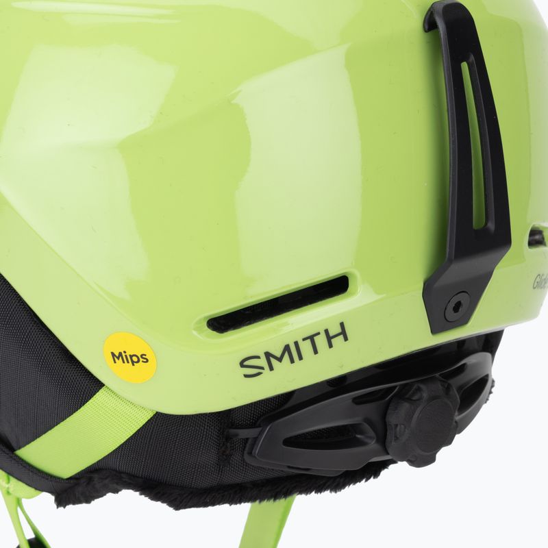 Children's ski helmet Smith Glide Jr Mips electric lime 8