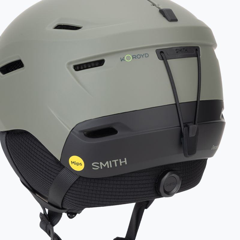 Ski helmet Smith Descend MIPS matte fatigue green/black 8