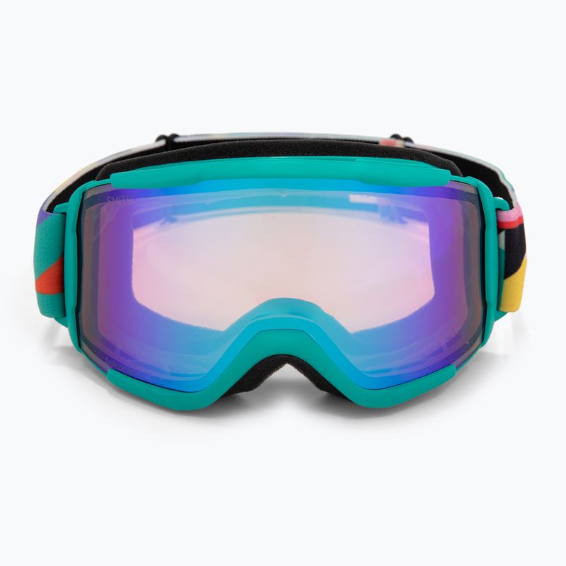 Children's ski goggles Smith Daredevil Jr jade formations/blue sensor mirror 2