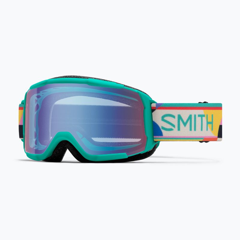 Children's ski goggles Smith Daredevil Jr jade formations/blue sensor mirror 5