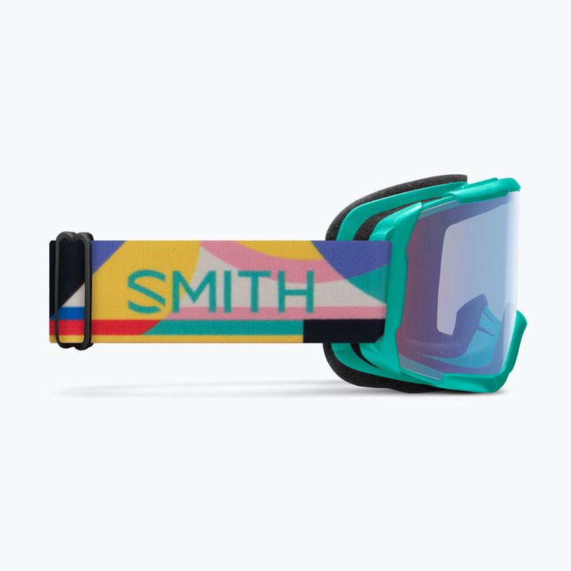Children's ski goggles Smith Daredevil Jr jade formations/blue sensor mirror 8