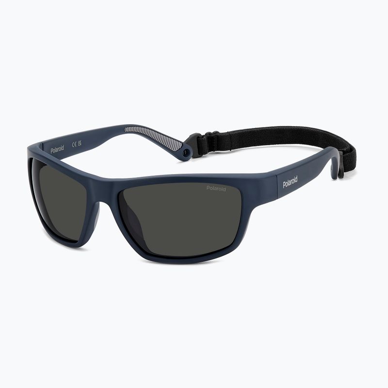 Sunglasses Polaroid PLD 7037/S matte blue/grey polarized 3