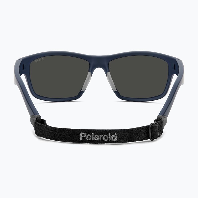 Sunglasses Polaroid PLD 7037/S matte blue/grey polarized 6