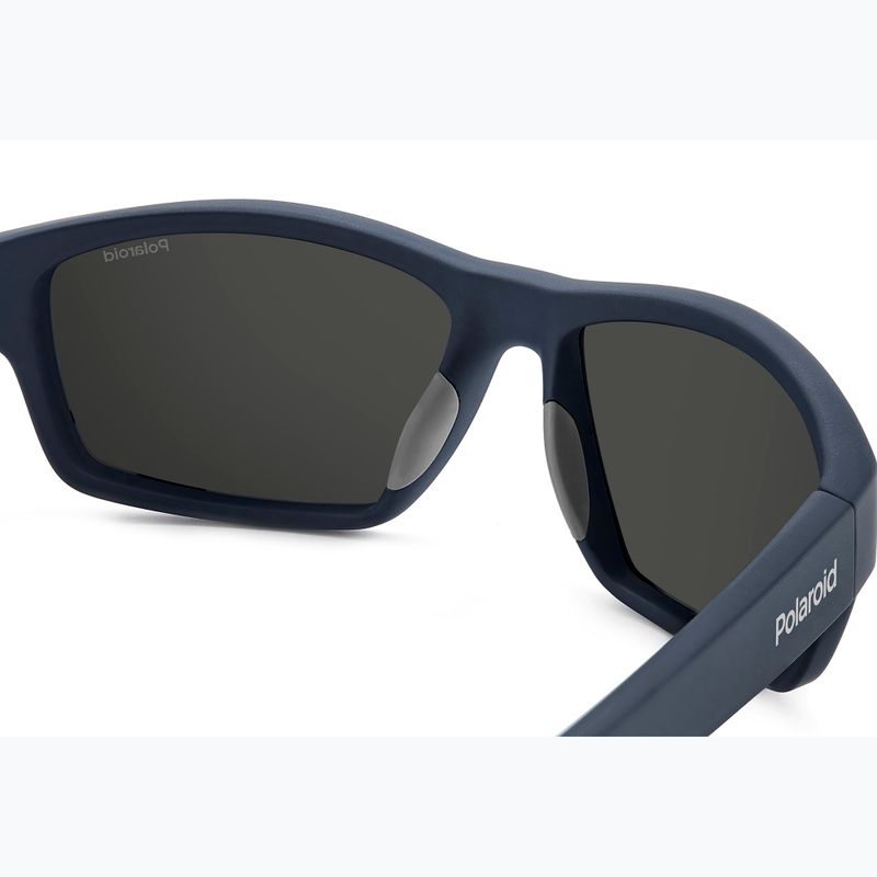 Sunglasses Polaroid PLD 7037/S matte blue/grey polarized 8