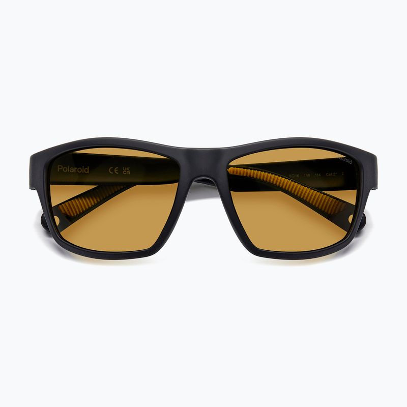 Sunglasses Polaroid PLD 7037/S matte black yellow/yellow polarized 4