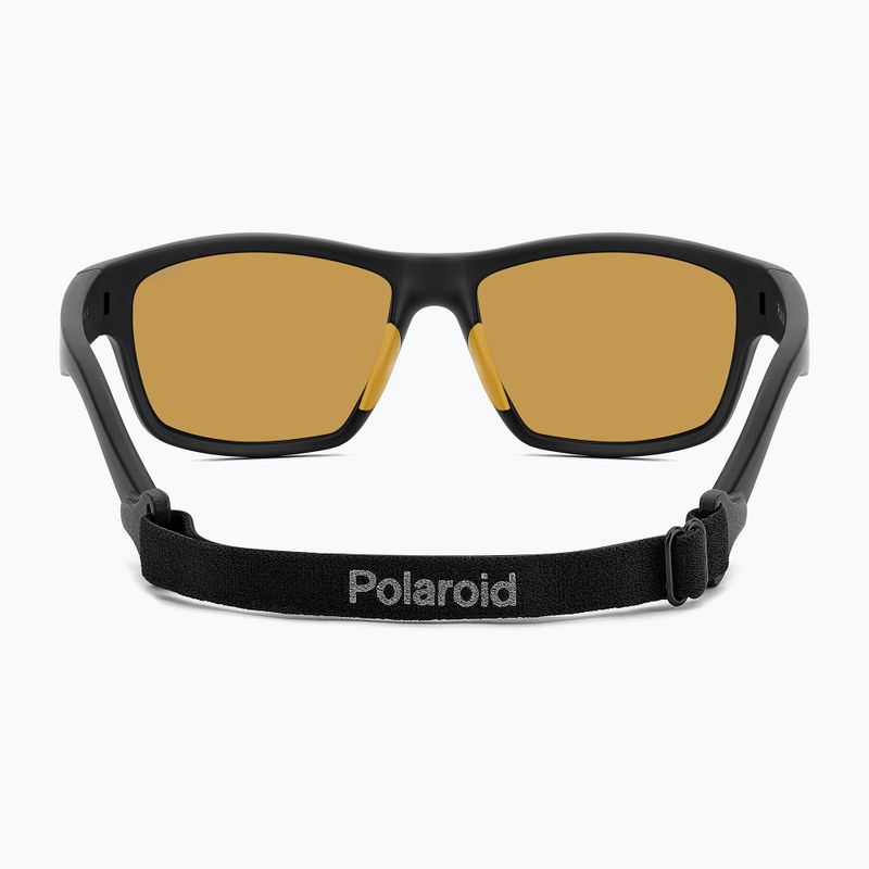 Sunglasses Polaroid PLD 7037/S matte black yellow/yellow polarized 5