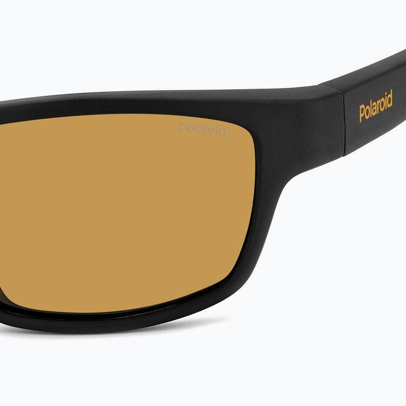 Sunglasses Polaroid PLD 7037/S matte black yellow/yellow polarized 7