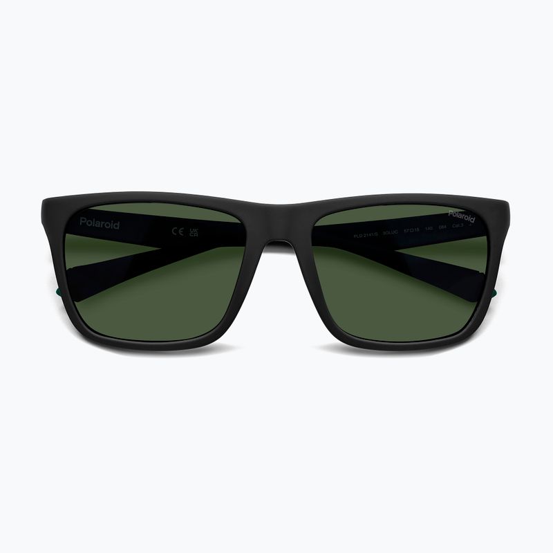Sunglasses Polaroid PLD 2141/S matte black green/green polarized 4