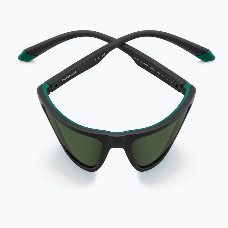 Sunglasses Polaroid PLD 2141/S matte black green/green polarized 5