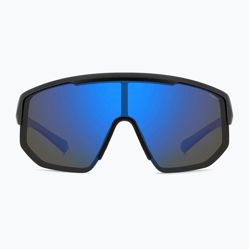 Sunglasses Polaroid PLD 7047/S matte black blue/blue mirror polarized 3