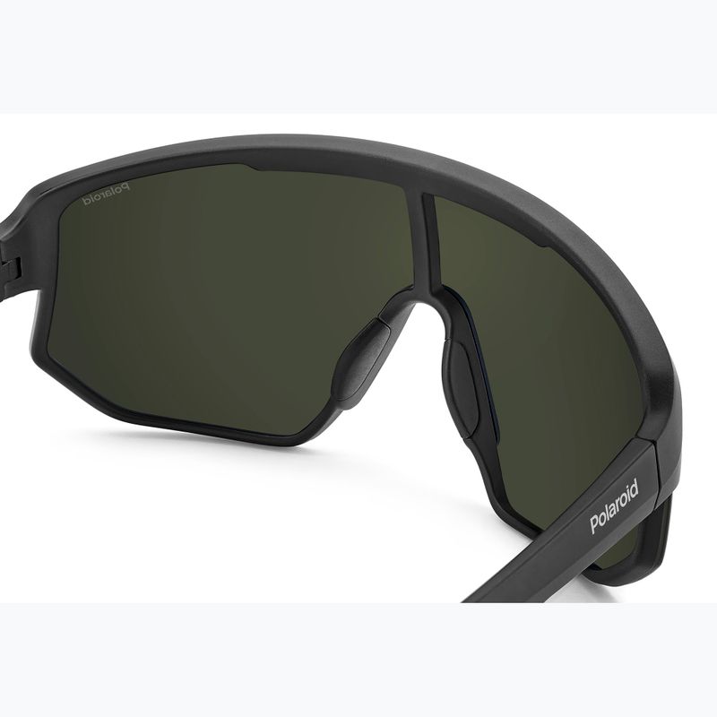 Sunglasses Polaroid PLD 7047/S matte black blue/blue mirror polarized 7