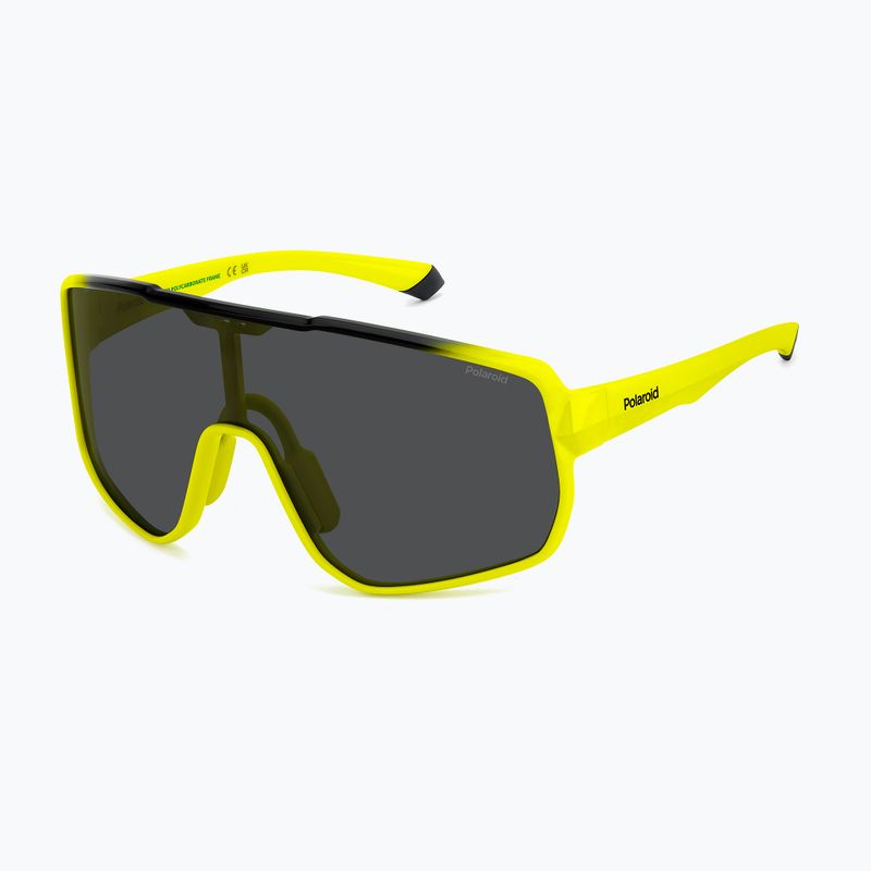 Sunglasses Polaroid PLD 7060/S yellow black/grey polarized 2
