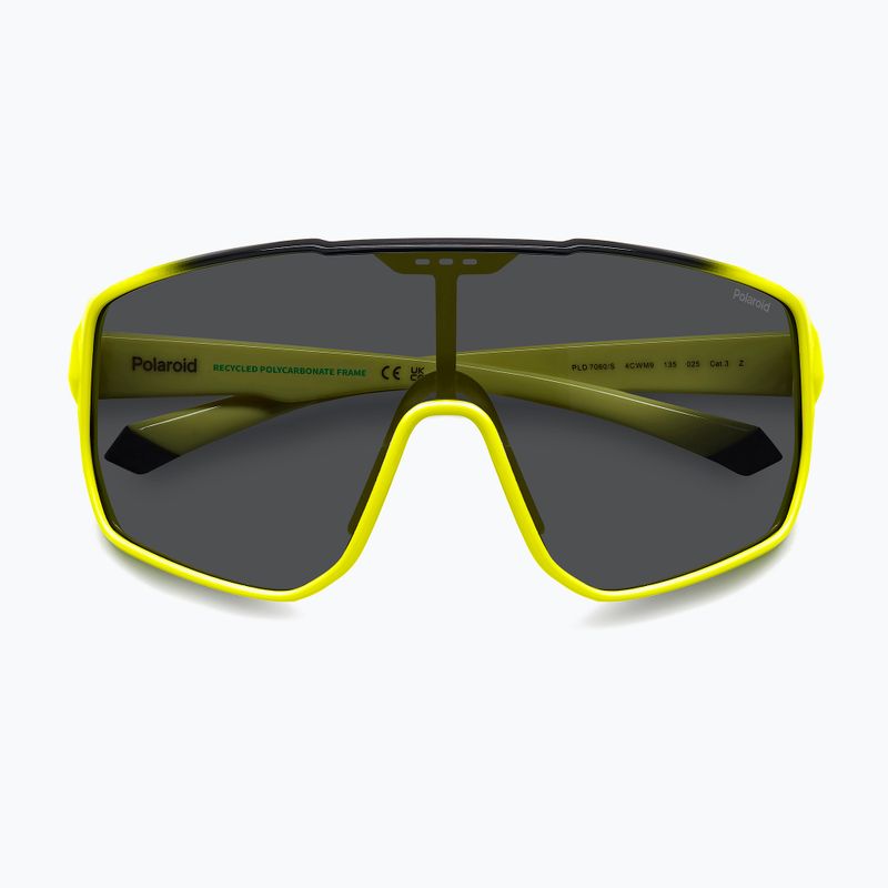 Sunglasses Polaroid PLD 7060/S yellow black/grey polarized 4