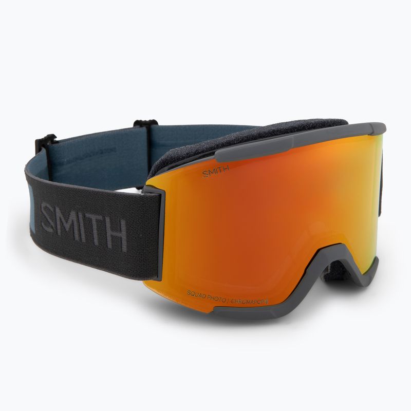 Ski goggles Smith Squad slate/chromapop pro photochromic red mirror