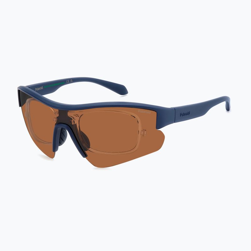 Sunglasses Polaroid PLD 7061/CI/S matte blue/copper polarized 6