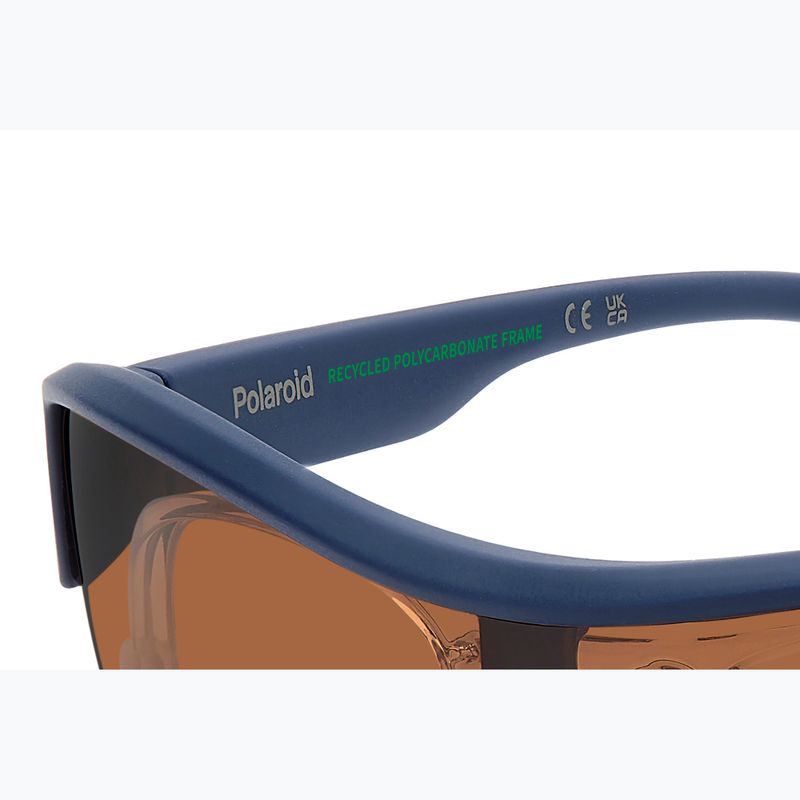 Sunglasses Polaroid PLD 7061/CI/S matte blue/copper polarized 10