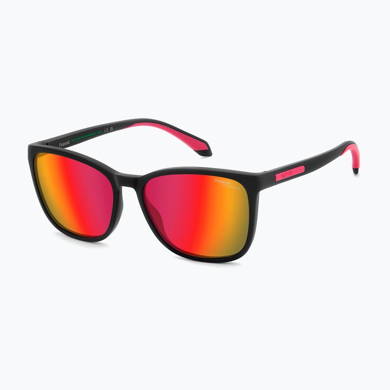 Sunglasses Polaroid PLD 2169/S/X matte black red/red multilayer polarized high contrast 2