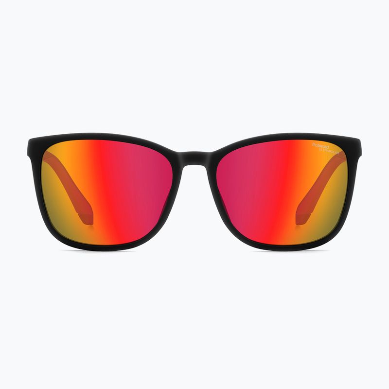 Sunglasses Polaroid PLD 2169/S/X matte black red/red multilayer polarized high contrast 3