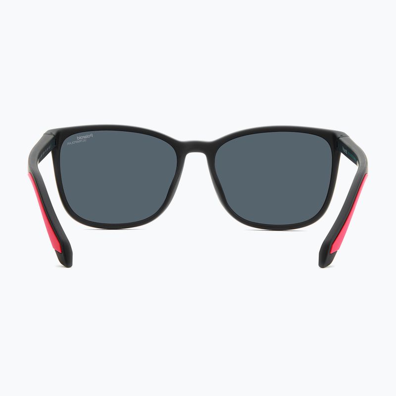 Sunglasses Polaroid PLD 2169/S/X matte black red/red multilayer polarized high contrast 5