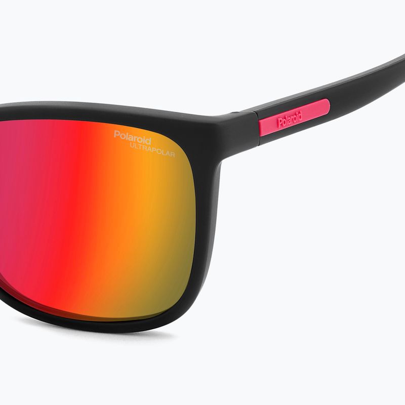 Sunglasses Polaroid PLD 2169/S/X matte black red/red multilayer polarized high contrast 8