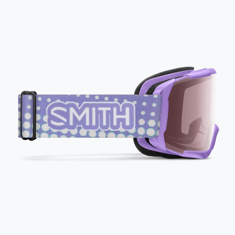 Children's ski goggles Smith Daredevil S2 light lavender dot clouds/ignitor mirror antifog 2