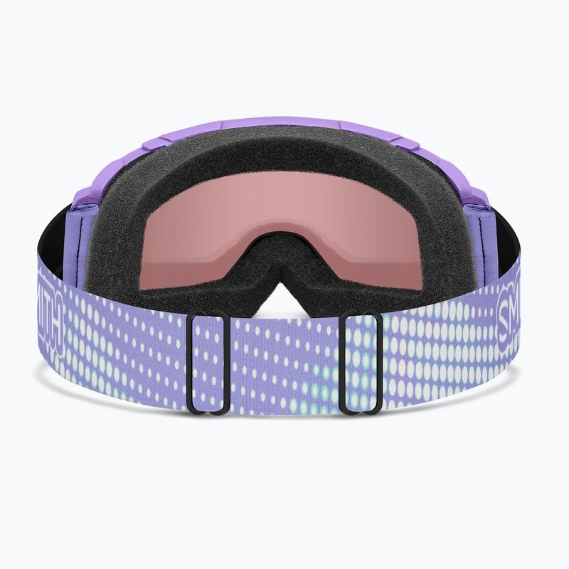 Children's ski goggles Smith Daredevil S2 light lavender dot clouds/ignitor mirror antifog 4