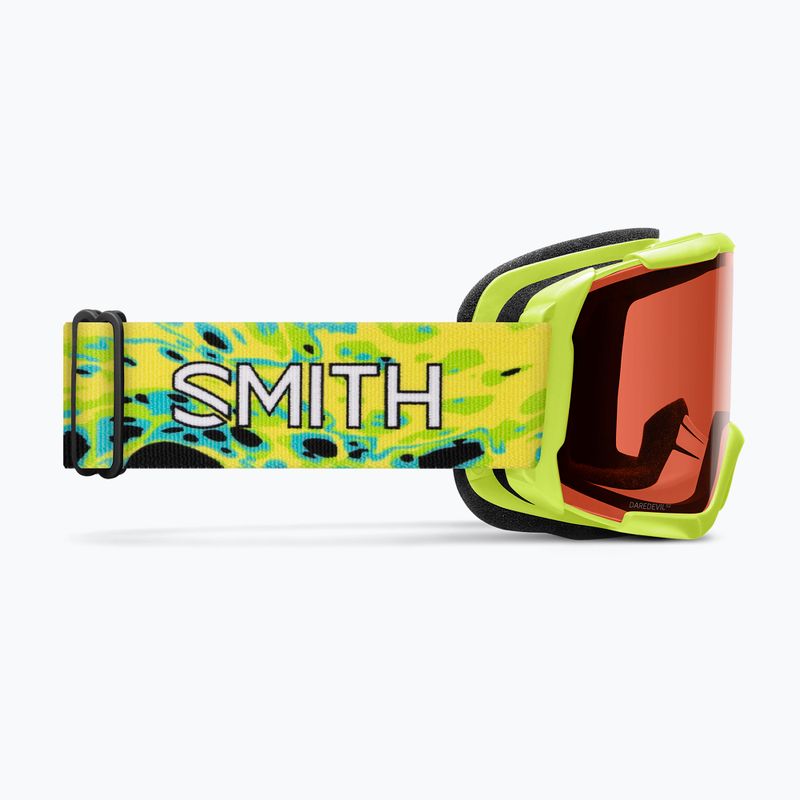 Children's ski goggles Smith Daredevil S3 electric lime slime/green solx mirror antifog 2