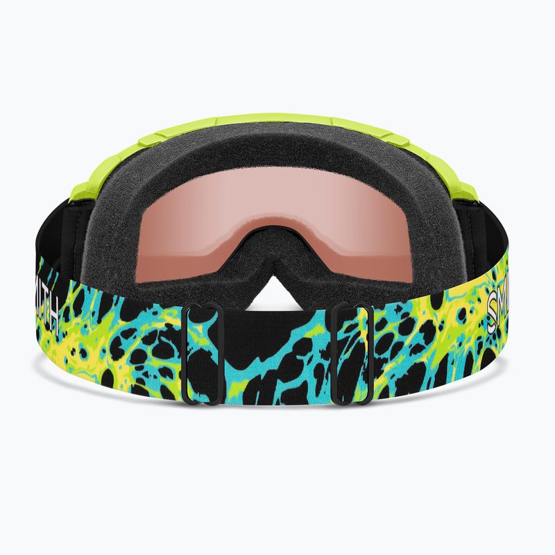Children's ski goggles Smith Daredevil S3 electric lime slime/green solx mirror antifog 4